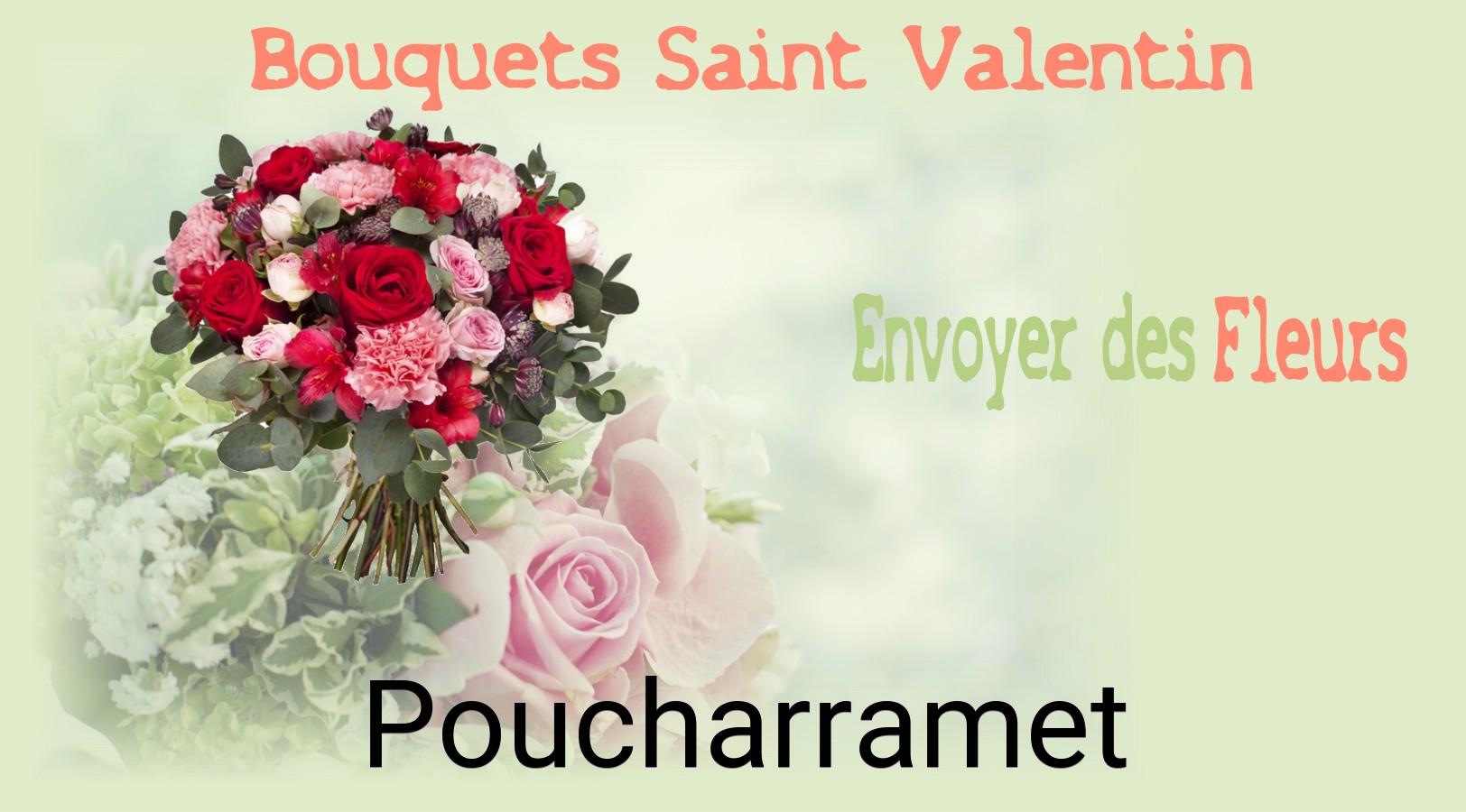 Roses de Saint-Valentin livrées à Poucharramet
